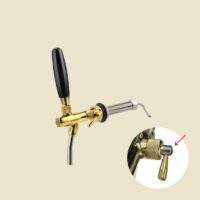 แท็ปปรับแรงดัน Adj. flow control tap, long shank, long handle - Gold.