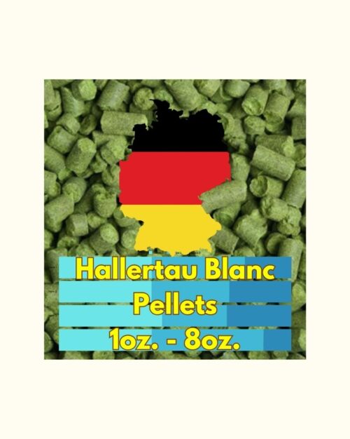 Hallertau Blanc Pellets 1 oz - 8 oz.