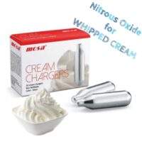 Nitrous Oxide N2O Cartridge 8g for whipped cream.