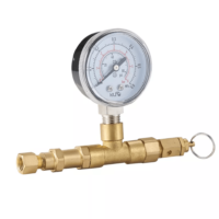 Gauge สำหรับเชคแรงดันในถัง keg, Keg pressure checking gauge.